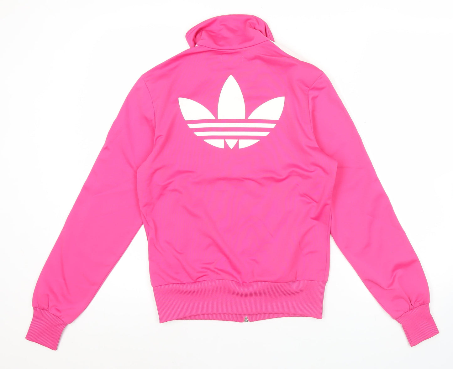 Adidas Women’s Pink Track Jacket Size 12 Full Zip Sportswear