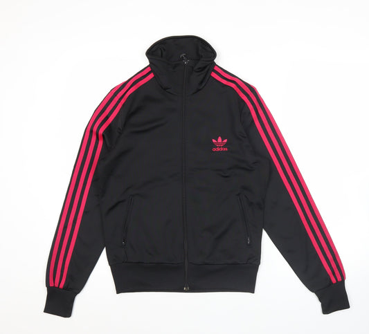 Adidas Women’s Black Track Jacket M Full Zip Sportswear