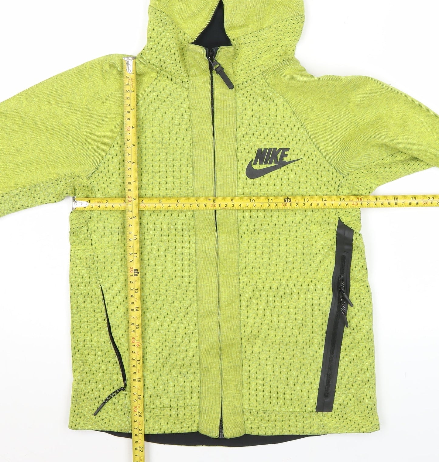 Nike Unisex Adults Green Full Zip Hoodie Jacket Size L