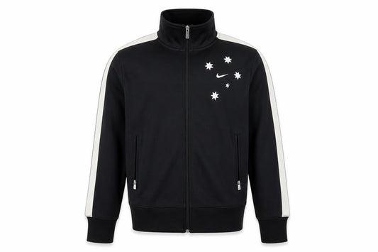 Nike Men's Black XL Track Jacket Full Zip Tennis Sportswear