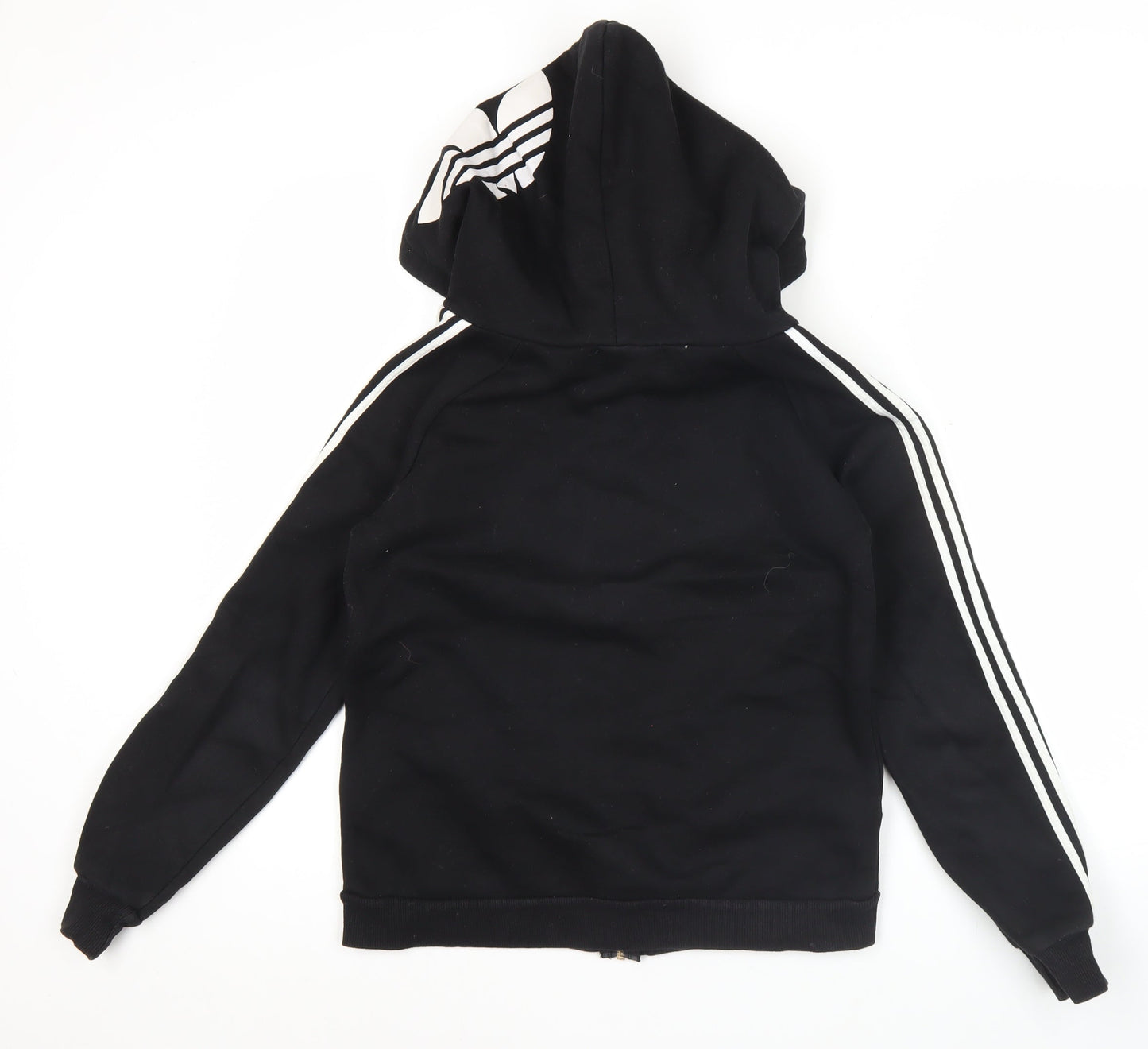 Adidas Mens Black Full Zip Hoodie M Regular Fit Sportswear