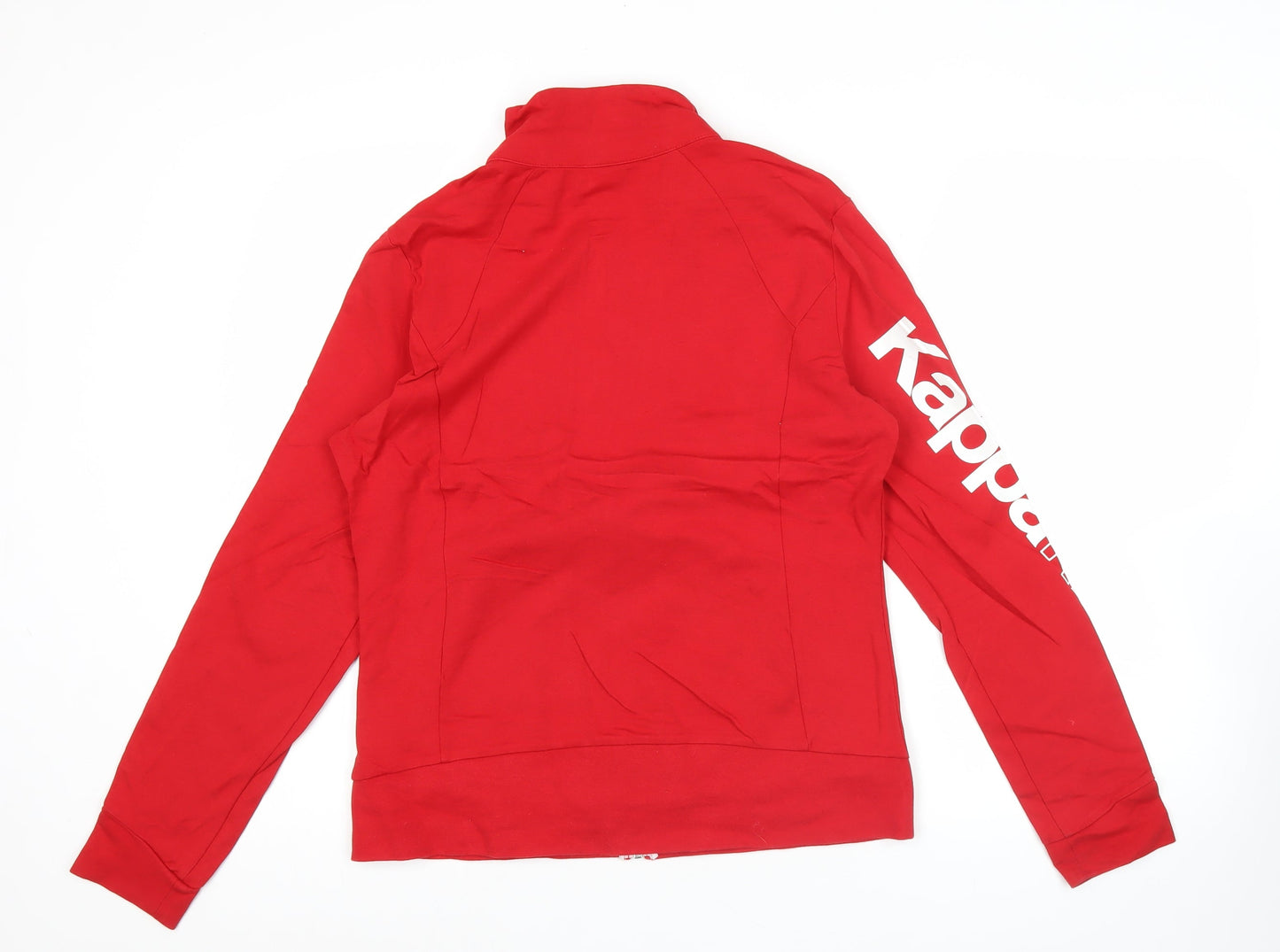 Kappa Womens Red Track Jacket Size 18 Full Zip Sportswear