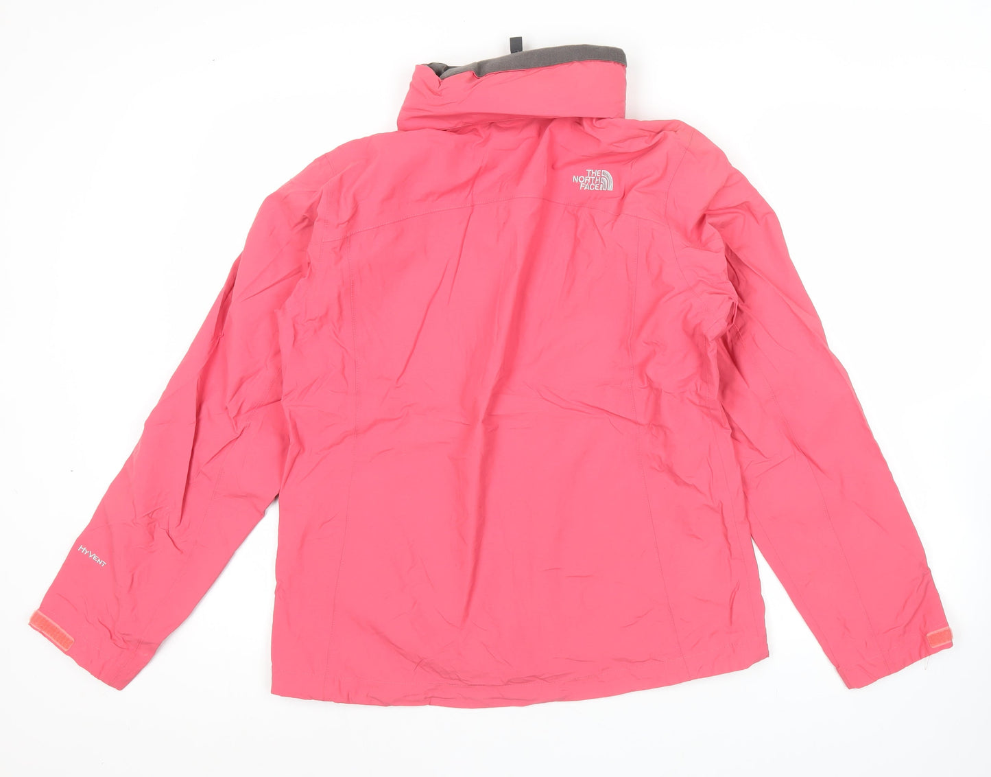The North Face Womens Pink Waterproof Hooded Jacket Size 6