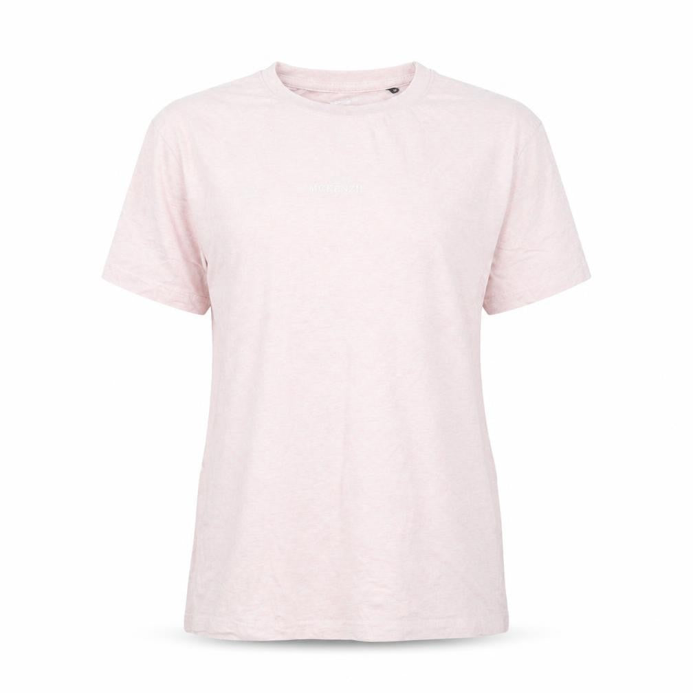 Womens UK Size 12 McKenzie Pink Cotton Blend T-Shirt