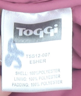 Toggi Women’s Pink Quilted Waistcoat UK 12 Outdoor Sleeveless