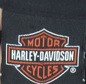 Harley-Davidson Mens Black Large Biker Graphic T-Shirt