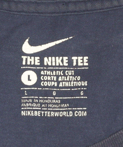 Nike Men’s Blue Ole Miss Graphic T-Shirt Size L Athletic Fit