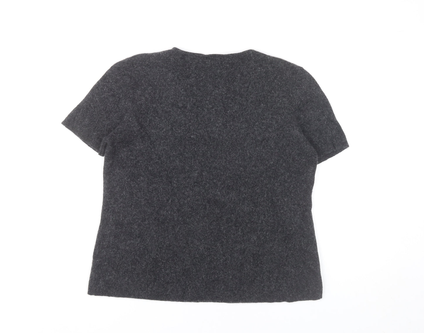 Alexon Women’s Grey Wool Cashmere Blend Pullover Jumper Size 16/18