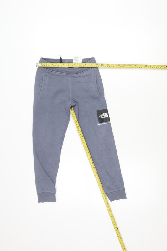 The North Face Boys Blue XS Jogger Sweatpants Tapered Fleece