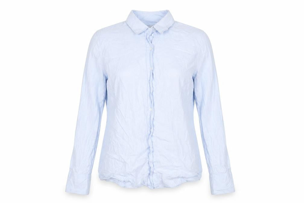 Womens UK Size 12 Austin Reed Blue 100% Cotton Button-Up