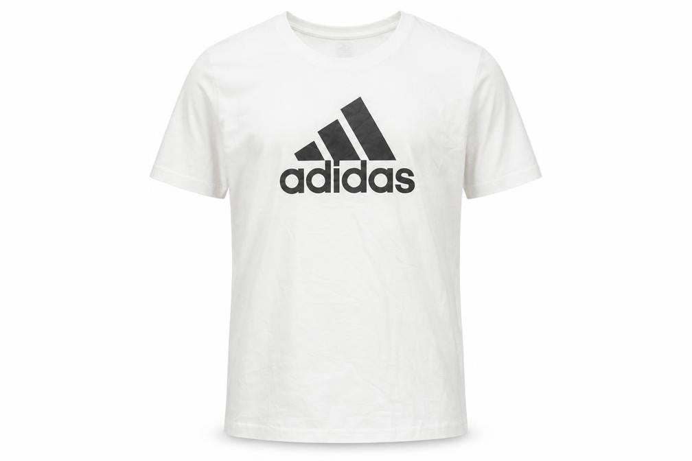 Adidas Boys White Cotton Logo T-Shirt Short Sleeve Sports Tee 13-14 Years