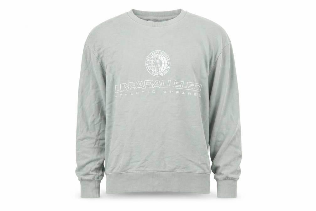 Topman Men’s Green Sweatshirt Size S Crew Neck Graphic Pullover