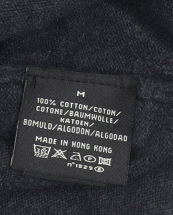 Ralph Lauren Polo Jeans Men’s Black Cotton V-Neck Jumper Size M