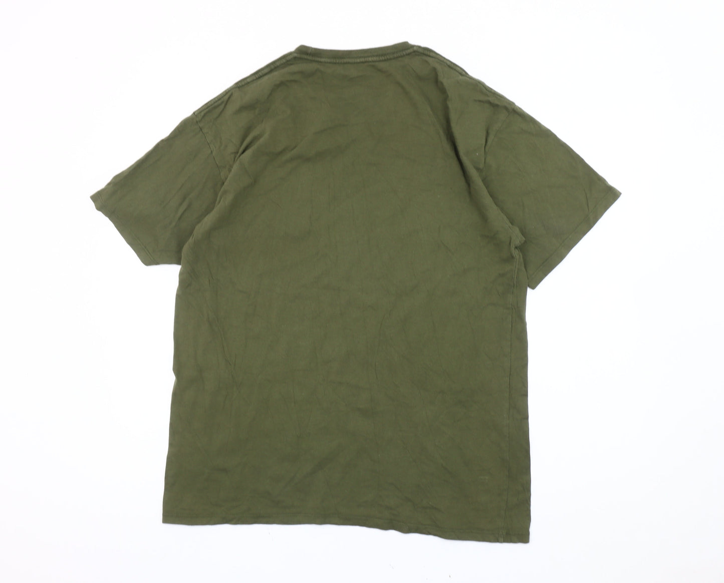 Hard Rock Cafe Dubai Men's Green L Graphic Print T-Shirt