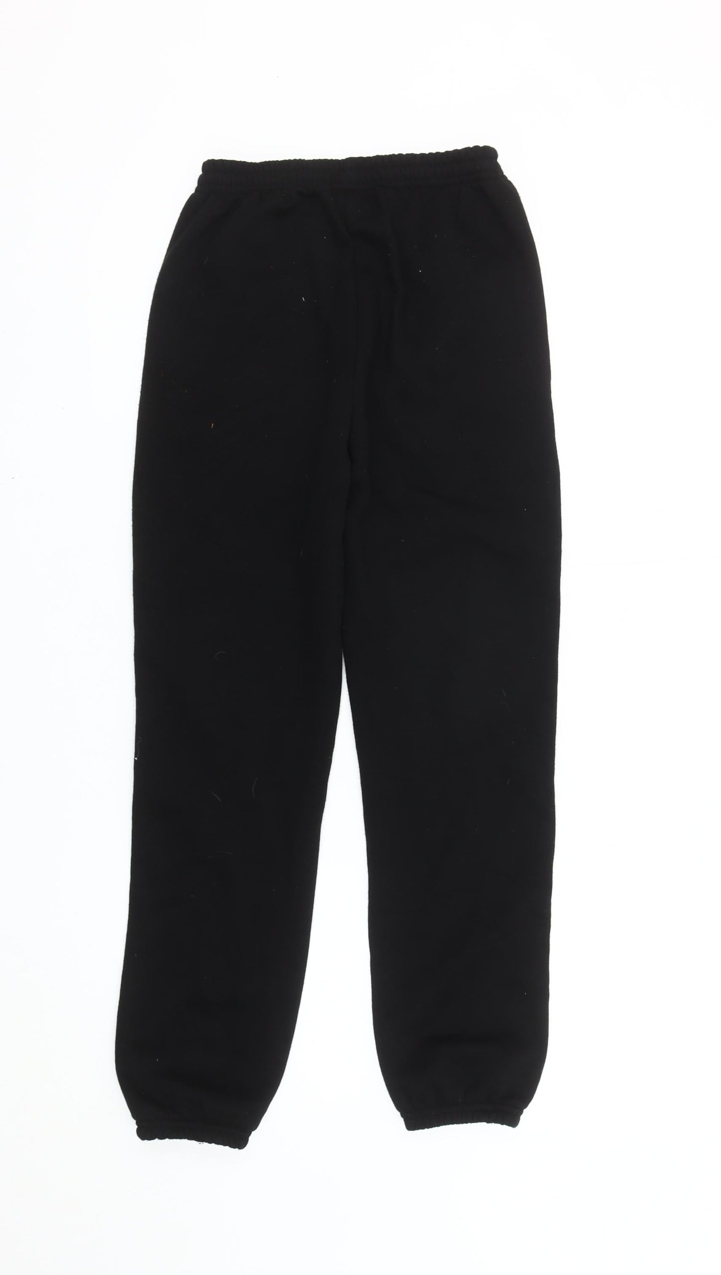 Slazenger Boys Black Sweatpants 9-10 Yrs Regular Fit Elastic Waist Activewear