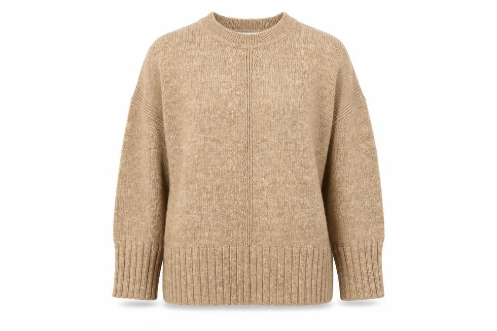 Marks and Spencer Women’s Beige XL Pullover Knit Jumper Crew Neck