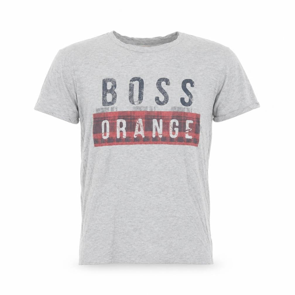 Mens UK Size S HUGO BOSS Grey  Cotton T-Shirt