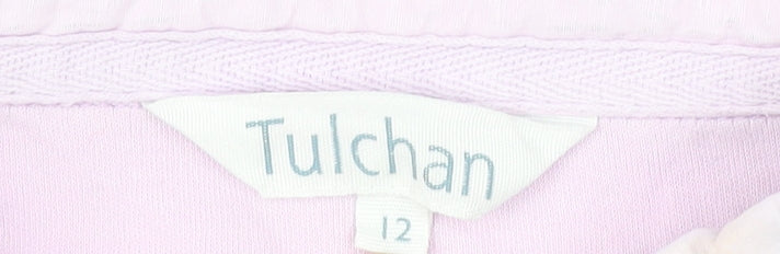 Tulchan Women’s Pink Polo Shirt Size 12 Cotton Casual Top