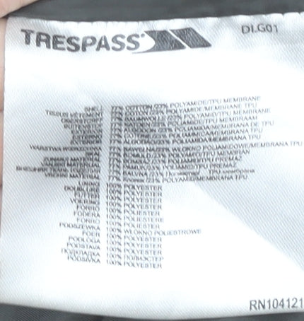 Trespass Womens Brown Parka Coat Size 16 Waterproof Hooded Winter Jacket