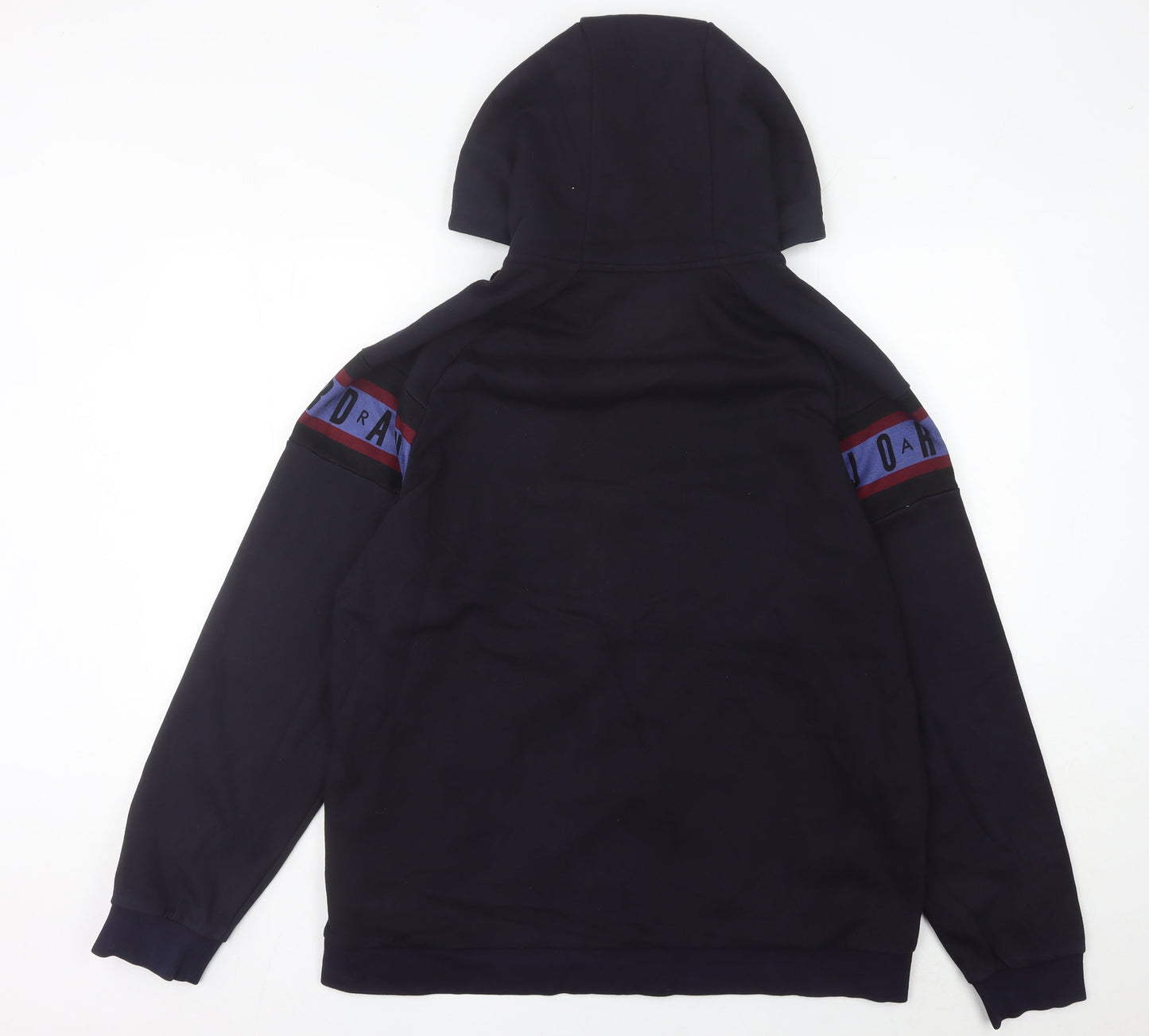 Jordan Mens Black Full Zip Hoodie L Logo Sportswear
