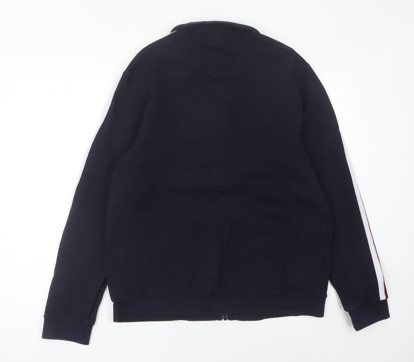 Fila Men’s Blue Full Zip Sweatshirt L Logo Sports Jacket