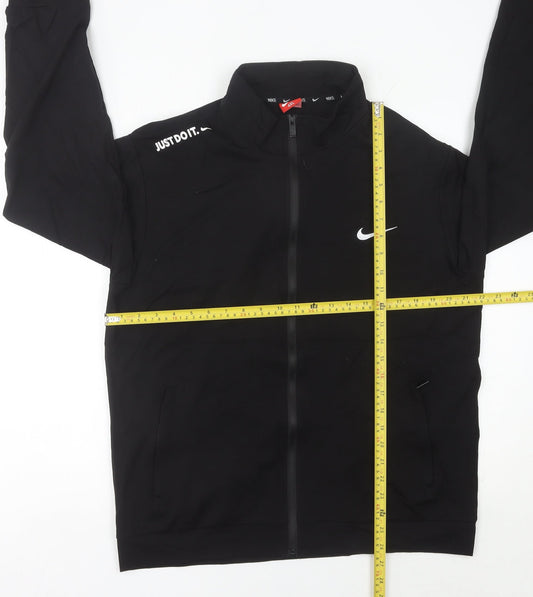 Nike Men's Black XL Track Jacket Full Zip Sports Activewear