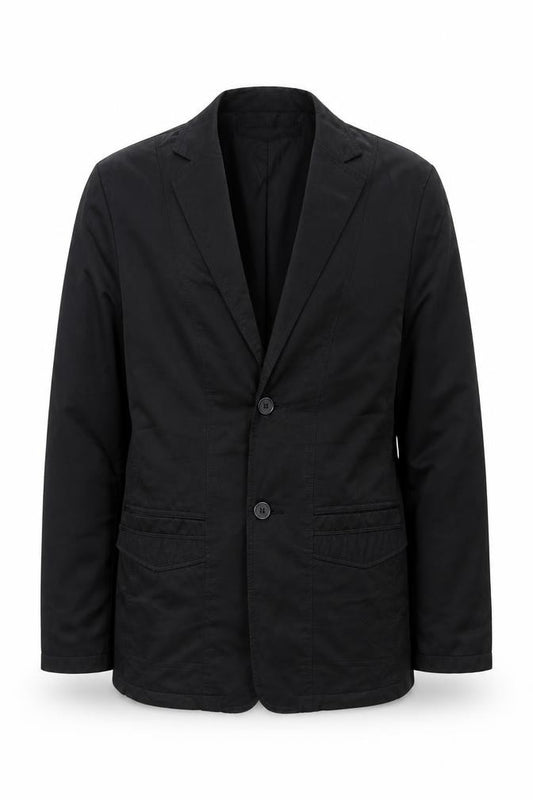 Mens N/A Chest Regular JACK & JONES Black Two-Button Blazer