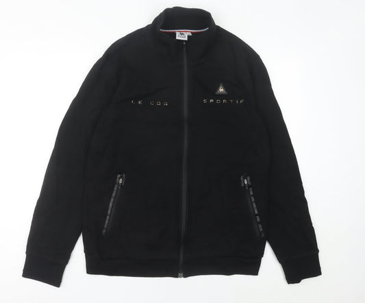 Le Coq Sportif Men’s Black M Track Jacket Full Zip Sportswear