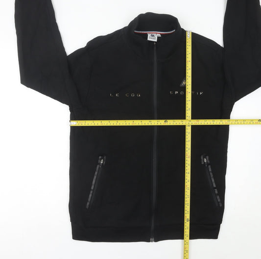 Le Coq Sportif Men’s Black M Track Jacket Full Zip Sportswear