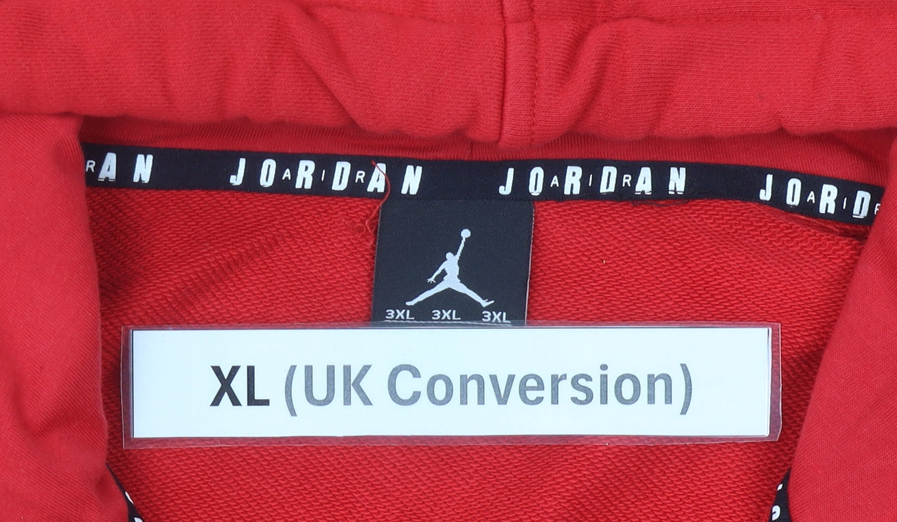 Jordan Men’s Red XL Full Zip Hoodie Sweatshirt PSNY Logo