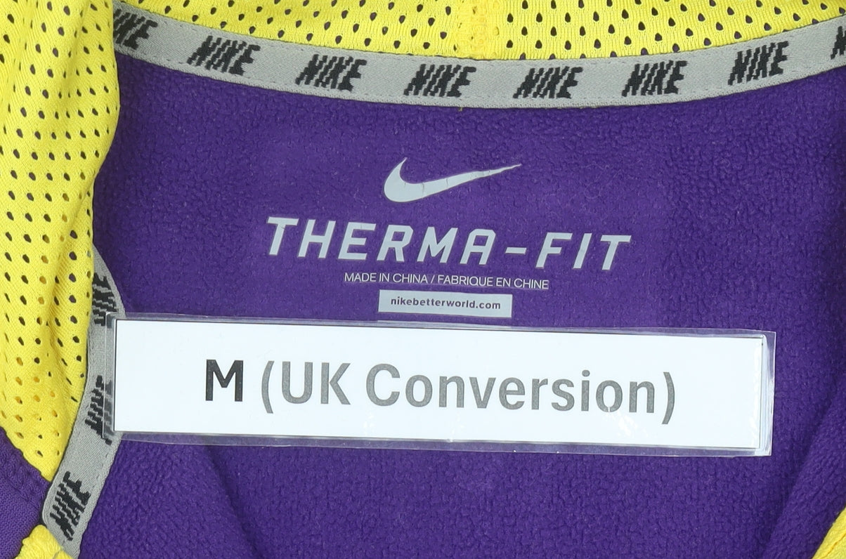 Nike Men's Purple Therma-Fit Full Zip Hoodie Size M Sportswear