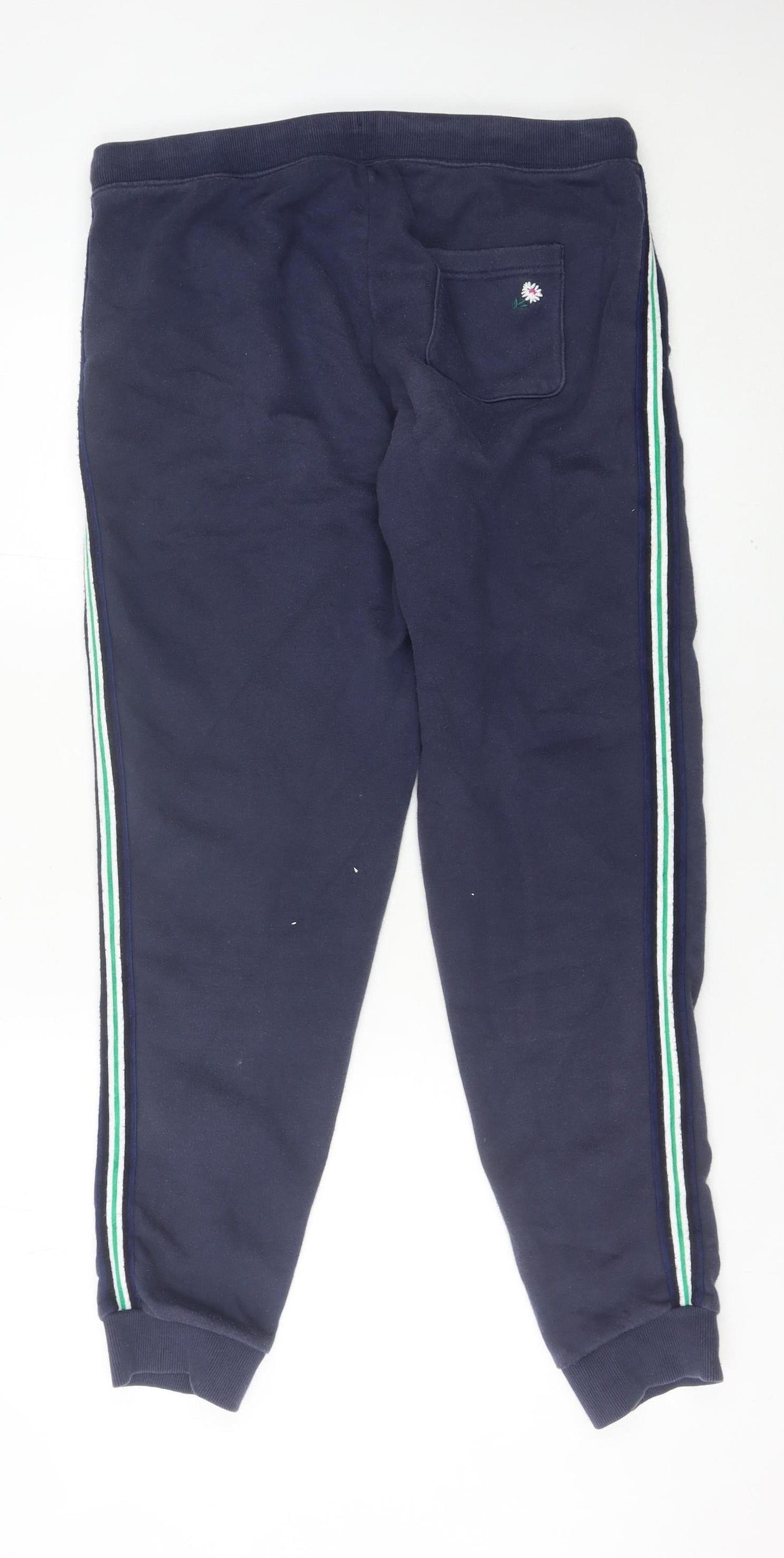 Joules Womens Blue Jogger Sweatpants Size 12 Cotton Blend