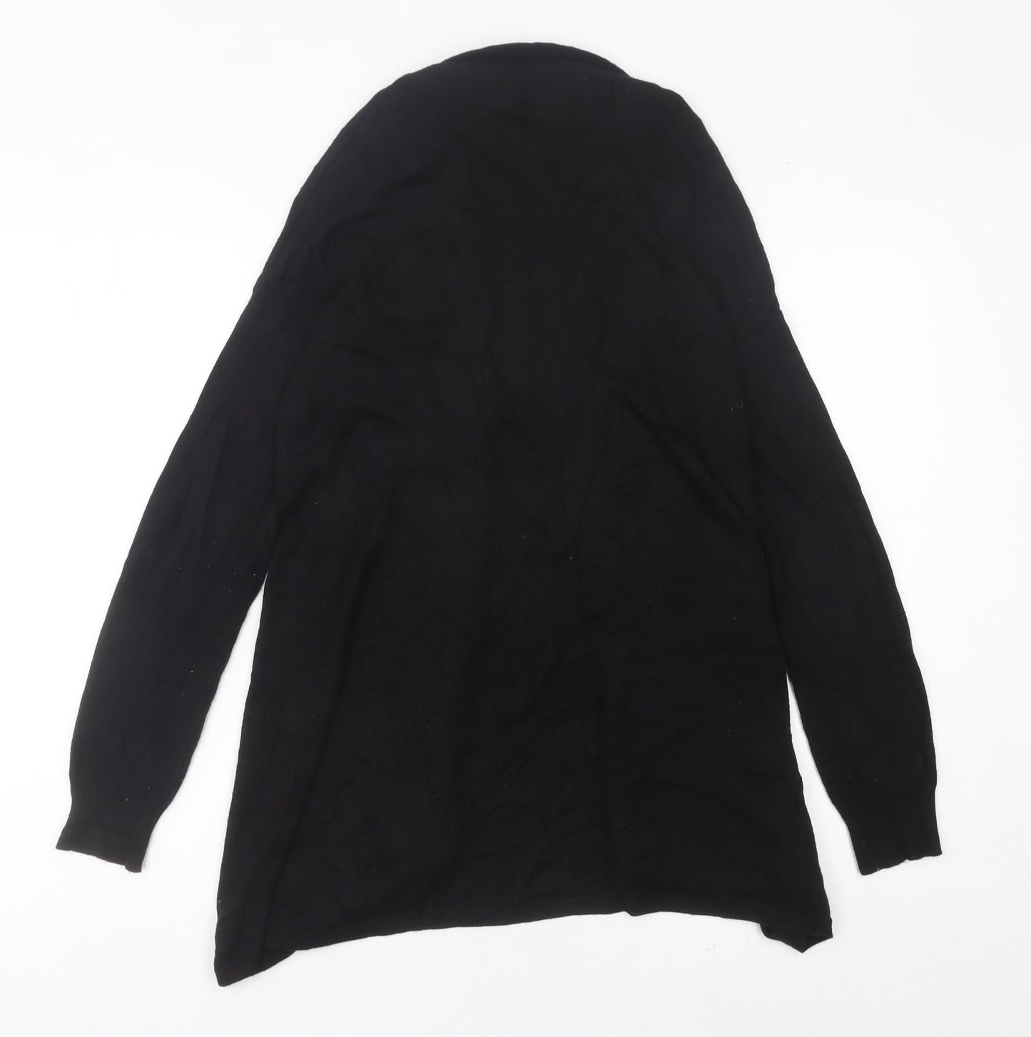 Mango Womens Black Cardigan Size 8 Regular Fit Knitwear