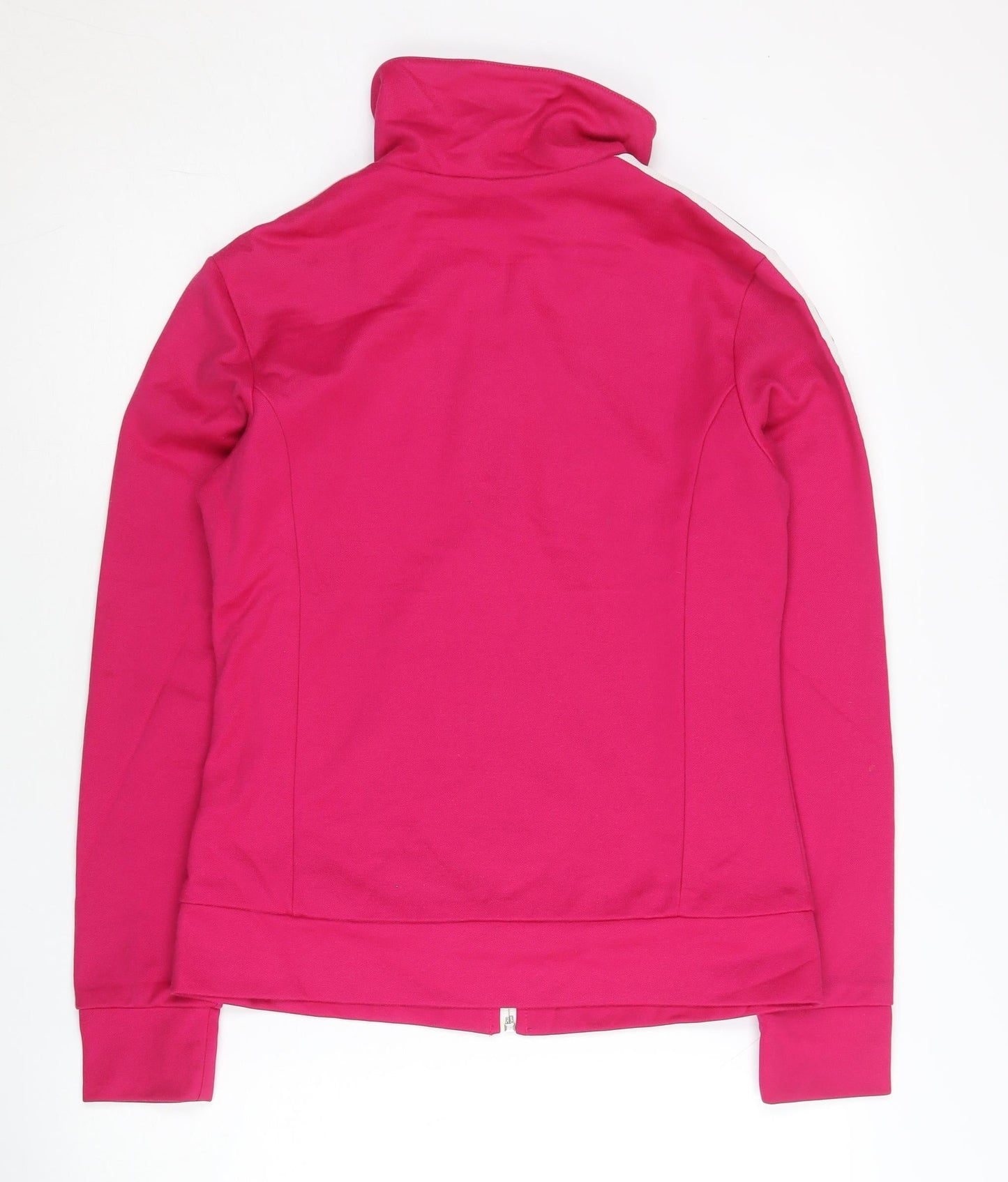 Adidas Women’s Pink Track Jacket Size 10 Full Zip Long Sleeve