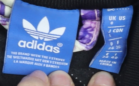 Adidas Womens Multicoloured Floral Track Jacket Size 8 Full Zip