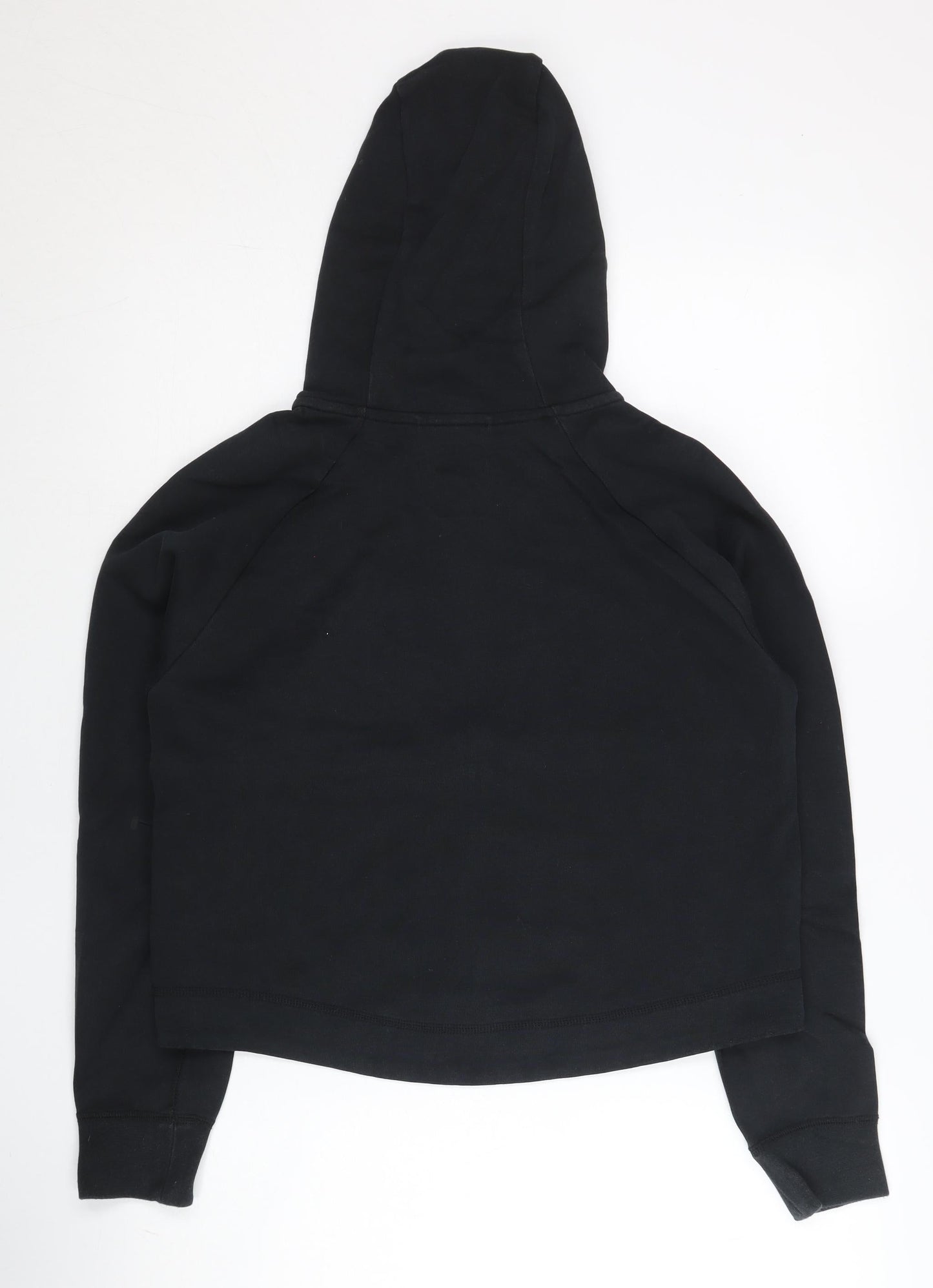 Nike Women's Black XS Full Zip Hoodie Sweatshirt Cotton Blend