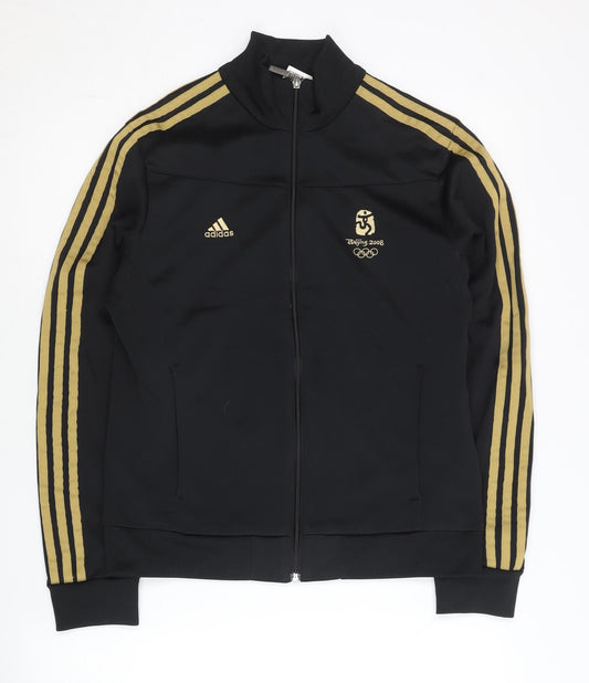 Adidas Womens Black Size 12 Track Jacket Beijing 2008 Olympics