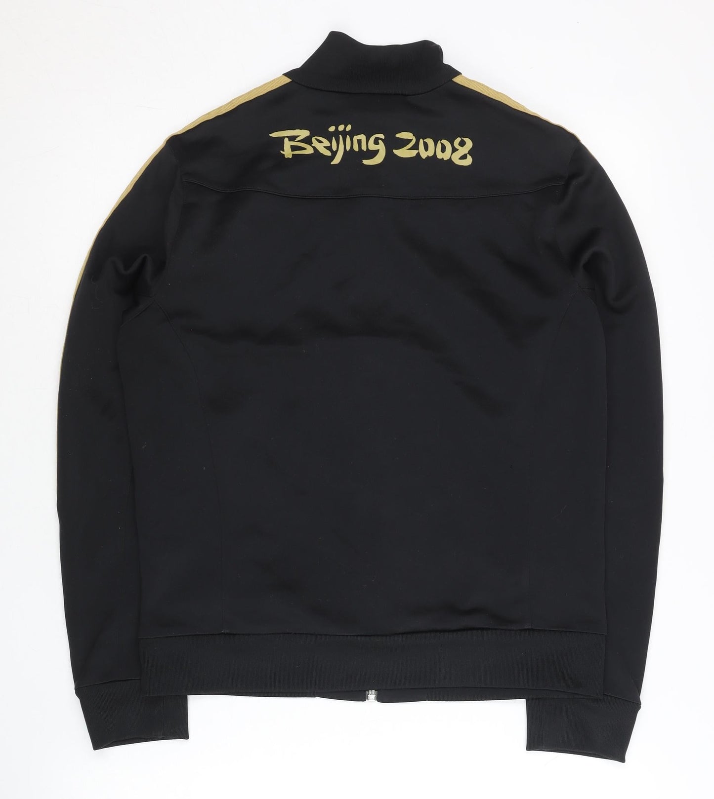 Adidas Womens Black Size 12 Track Jacket Beijing 2008 Olympics