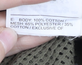 Nike Womens Green Track Jacket M Mesh Lightweight Full Zip