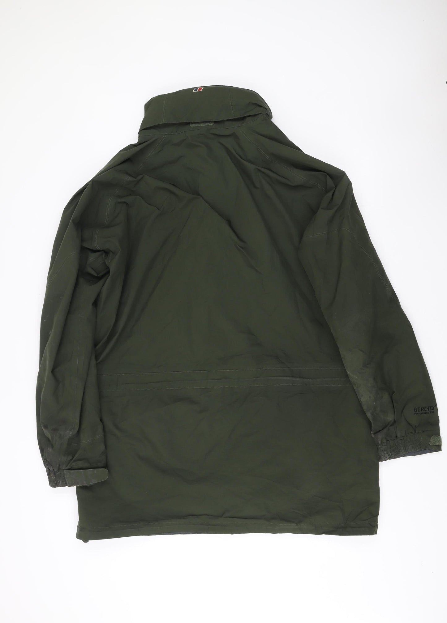 Berghaus Men's Green XL Waterproof Rain Jacket Hooded Hiking Coat