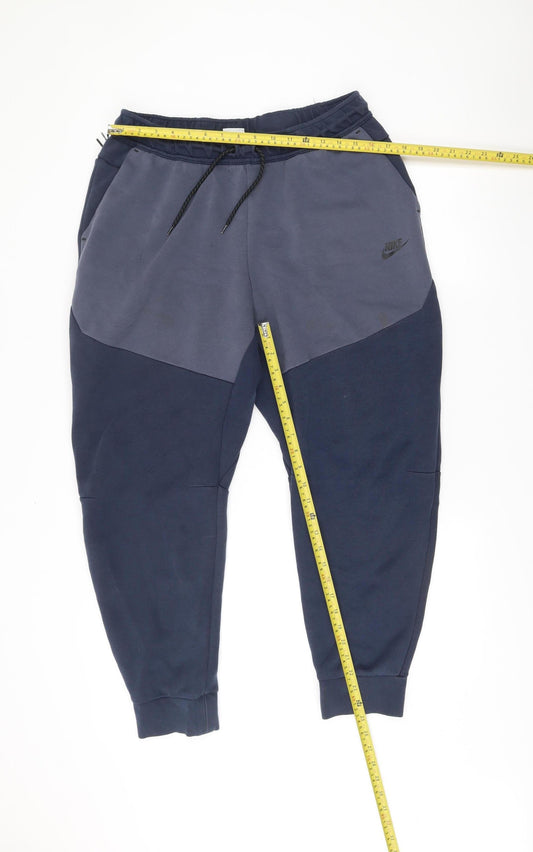 Nike Mens Blue XL Jogger Sweatpants Tapered Fit Activewear