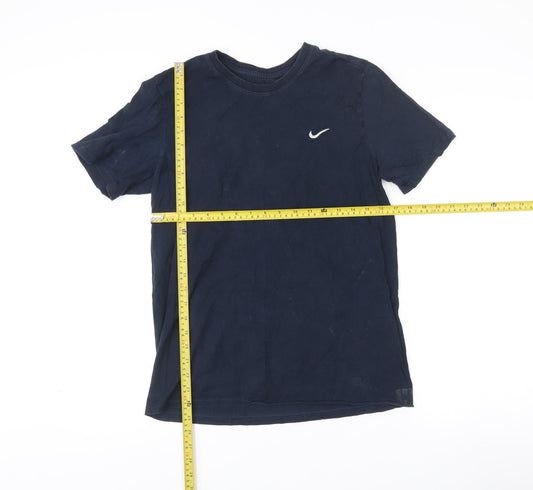 Nike Men’s Blue M Athletic Fit Crew Neck Short Sleeve T-Shirt