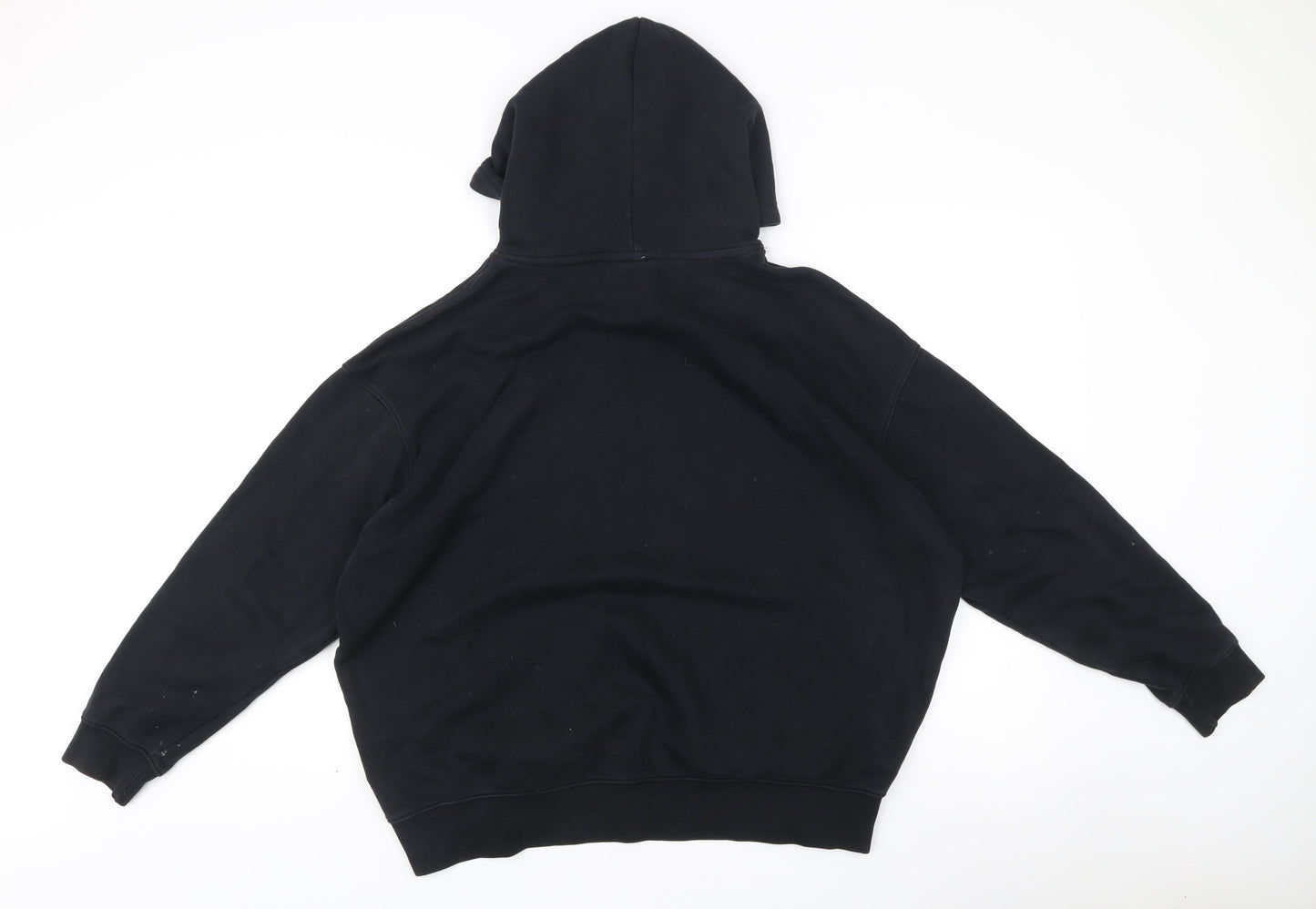 Nike Men’s Black Pullover Hoodie M Logo Fleece Sweatshirt