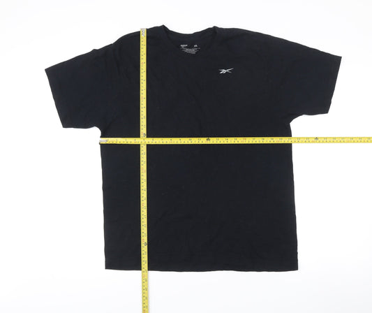 Reebok Men’s Black XL Crew Neck Short Sleeve T-Shirt