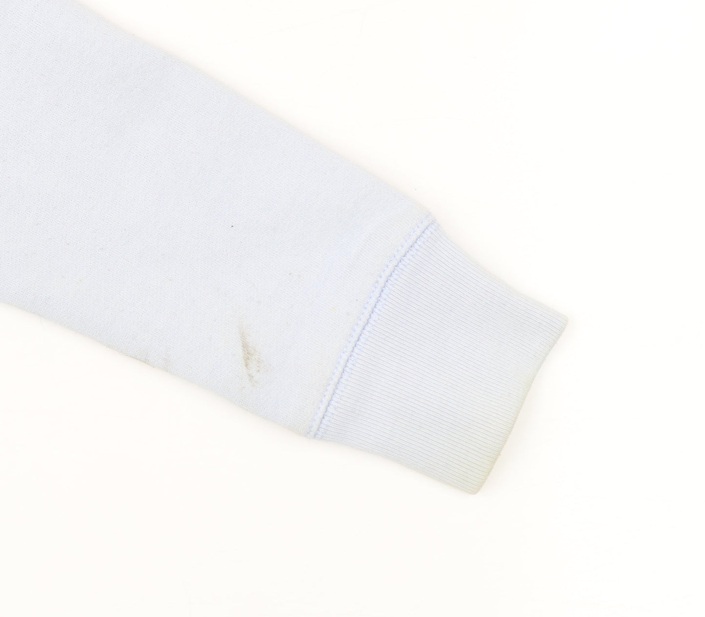 Jack Wills Women’s Blue Full Zip Hoodie Size 10 Logo Print Sportswear