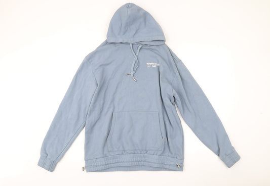 Manière De Voir Women’s Blue Pullover Hoodie Size 12 Cotton Blend