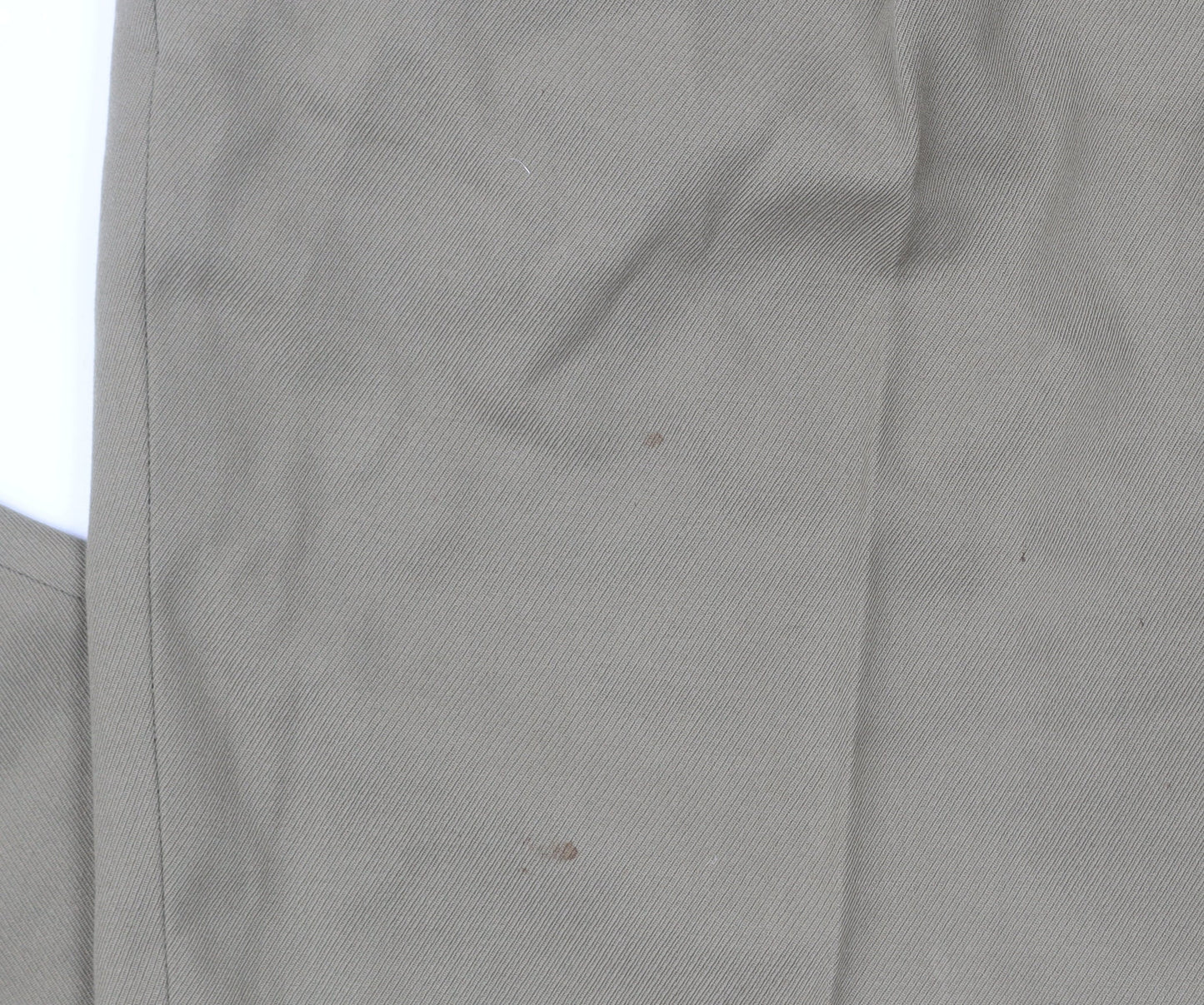 Jaeger Womens Beige Wool Pleated Dress Trousers UK 16