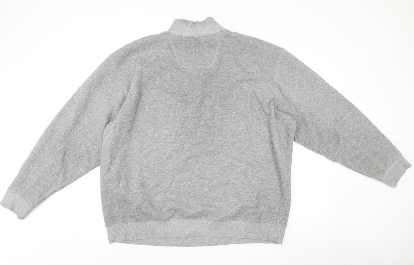 James Pringle Men’s Grey 2XL Half Zip Mock Neck Sweatshirt