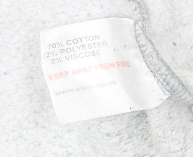 James Pringle Men’s Grey 2XL Half Zip Mock Neck Sweatshirt