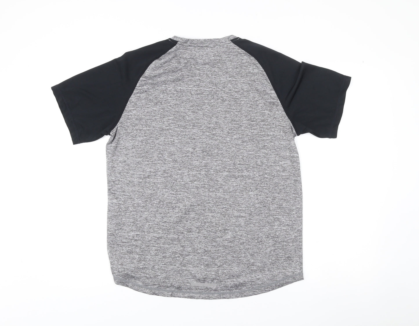Ellesse Men’s Grey Black Raglan Sleeve Jersey T-Shirt Size L